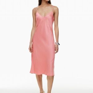 Wilfred Only Slip Satin Midi Dress